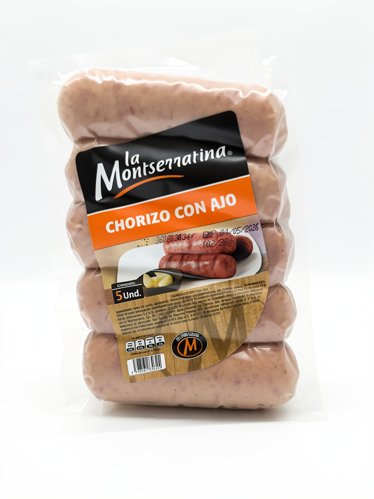 Chorizo Con Ajo Monserratina 3und