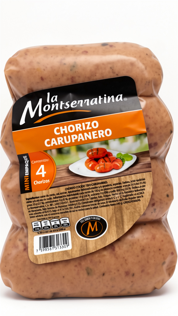 Chorizo Carupanero Monserratina 4 unid