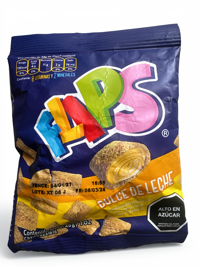 Flips Dulce de Leche 28gr