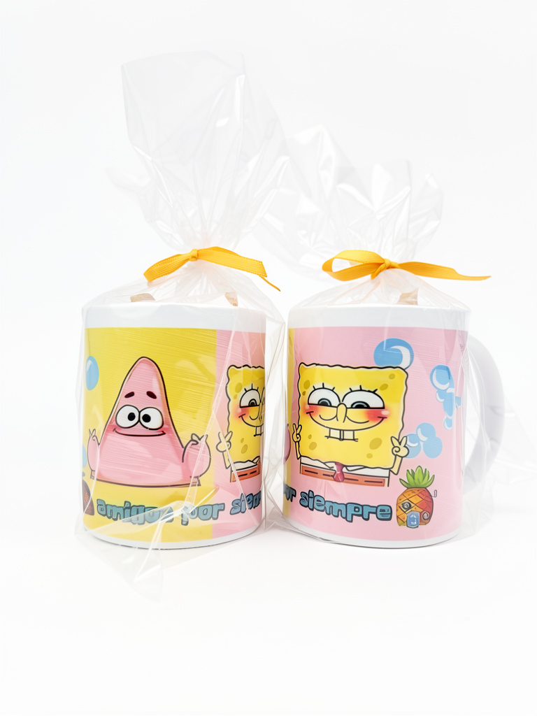 Tazas(Bolsita y moño)