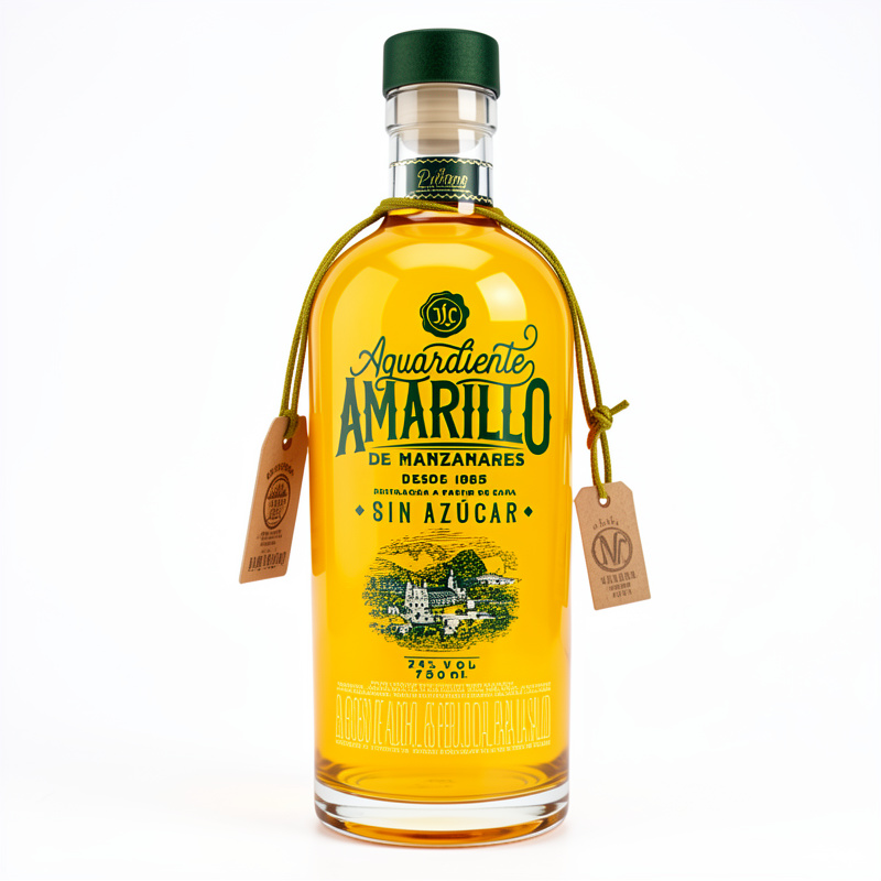 AGUARDIENTE AMARILLO DE MANZANARES 1500 ML