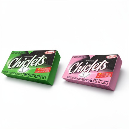 chiclets en caja unidad