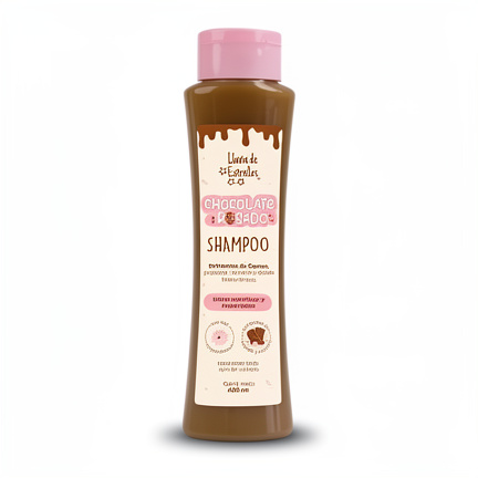 Shampoo chocolate rosado Lluvia de estrellas