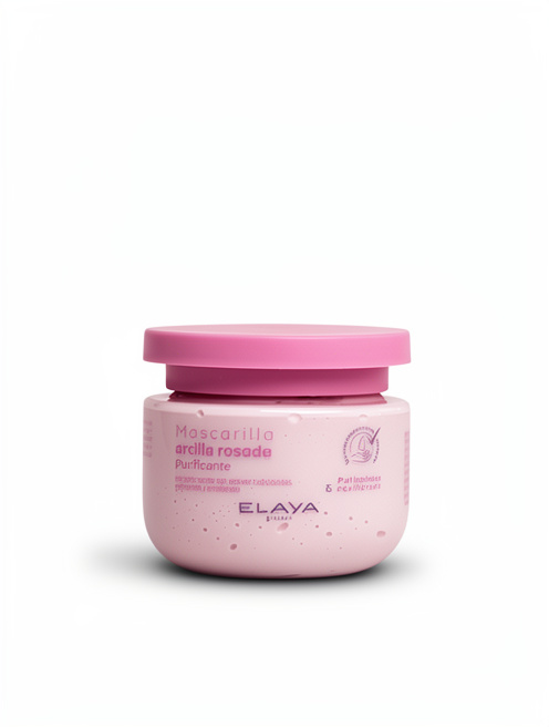 Mascarilla arcilla rosada purificante Elaya