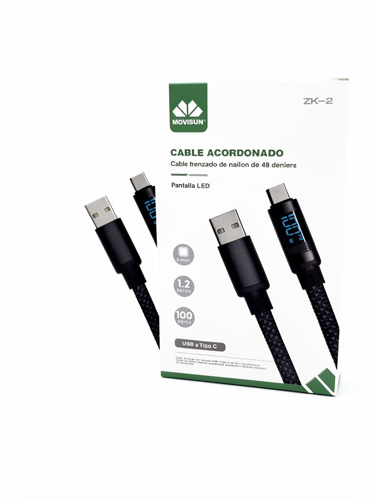Cable Movisun 100W USB a Tipo C