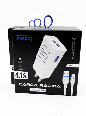 Cargador Fergo Tipo C 4.1A