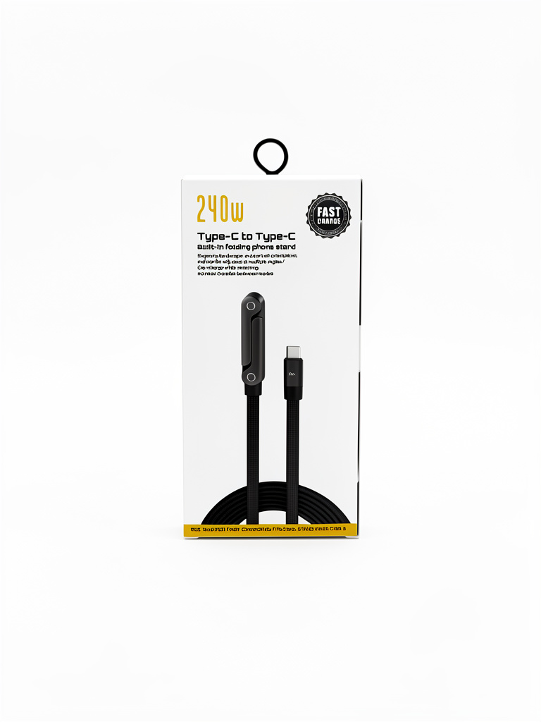 Cable 240W Type-C a Type-C negro