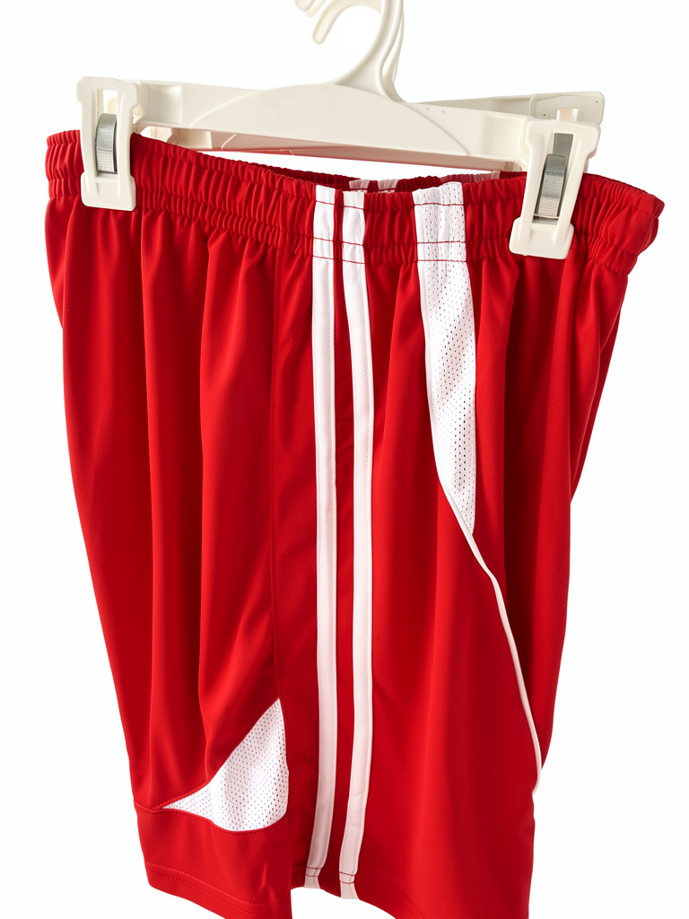Short rojo deportivo réplica