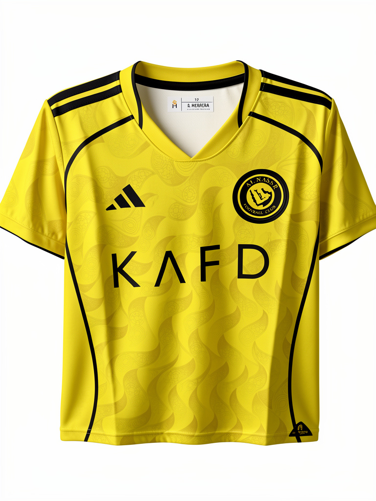 Al Nassr amarillo/negra réplica