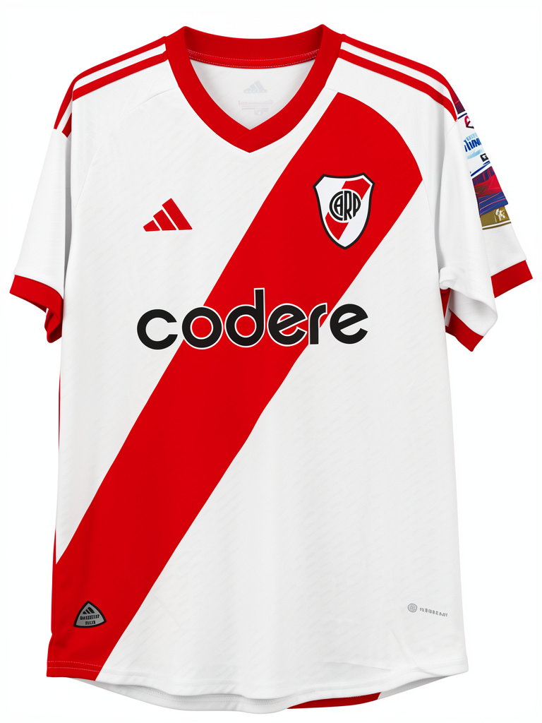 River Plate blanca/roja Clon