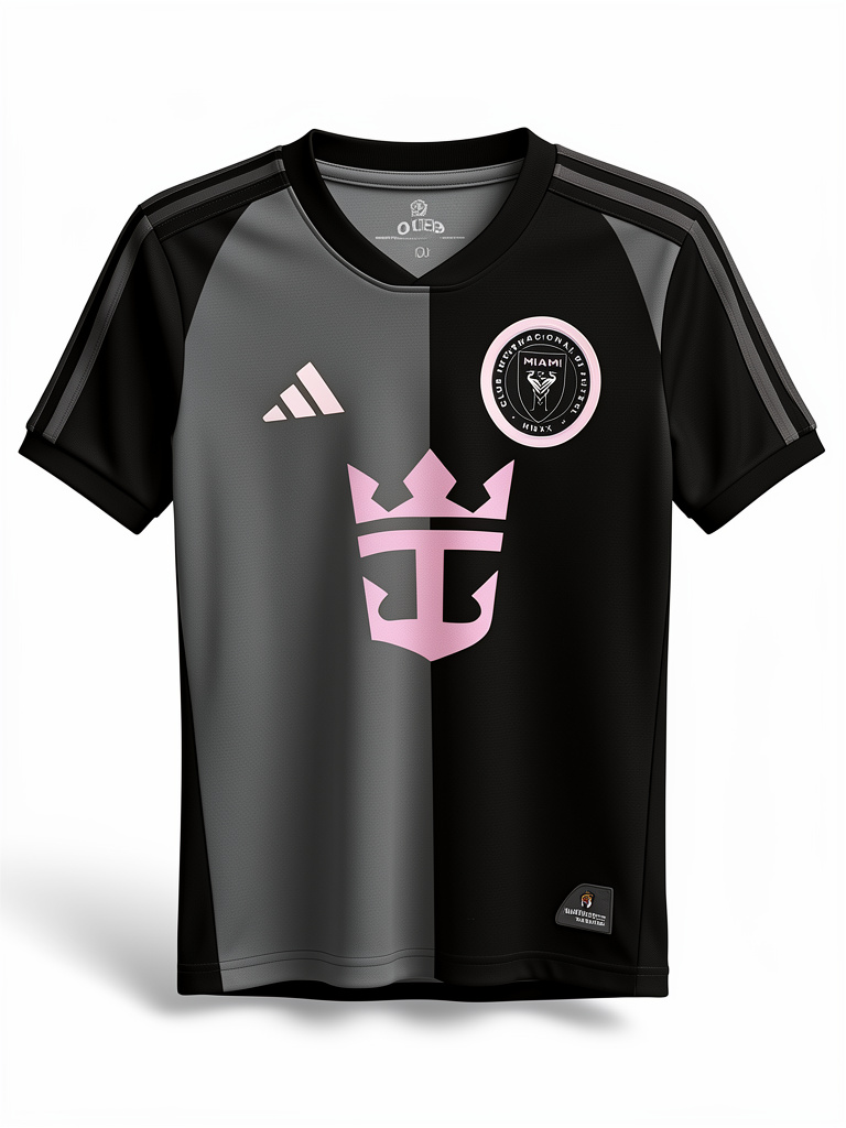 Inter Miami negra playera réplica