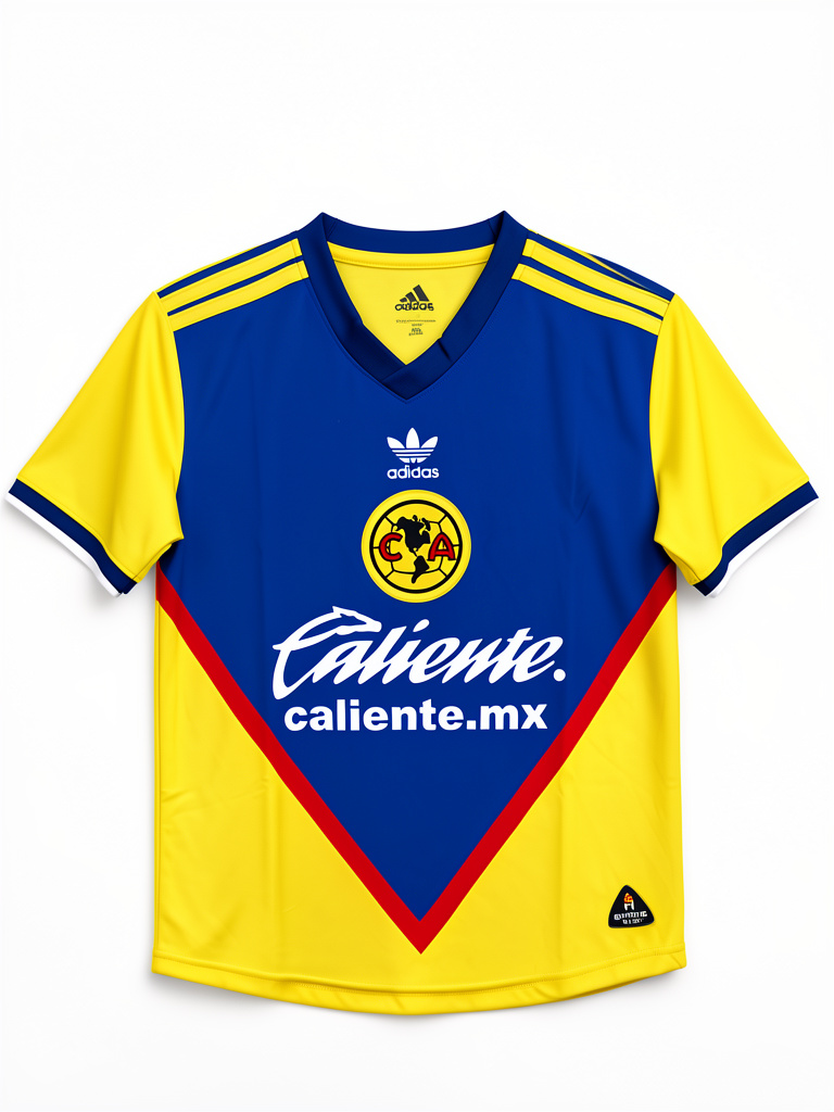 Adidas playera amarilla/azul réplica