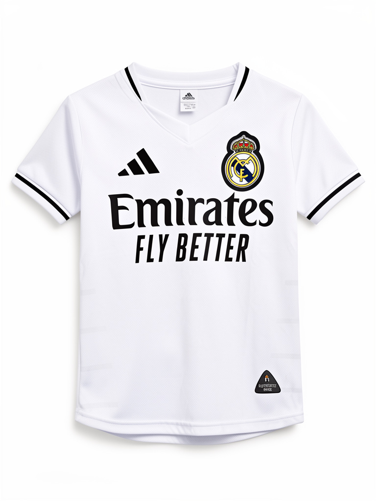Real Madrid playera blanca Adidas réplica