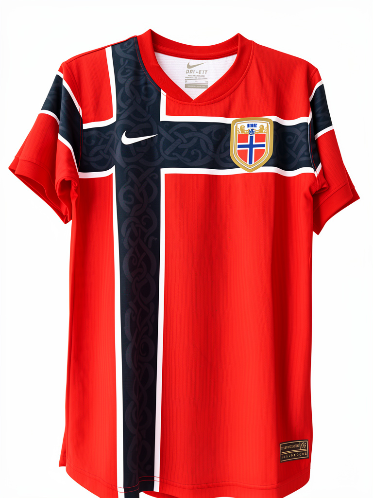 Nike playera roja Noruega