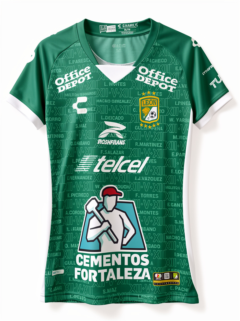 Playera Leon verde Clon