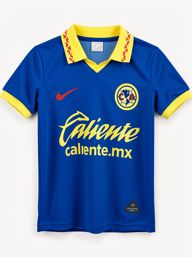 Club America azul playera polo réplica