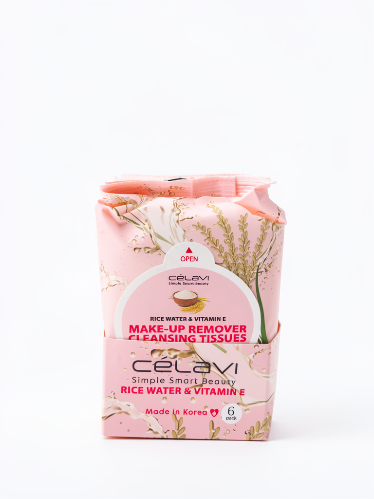 Célavi Rice Water & Vitamine Toallas desmaquillantes