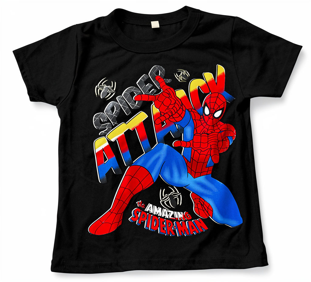 Polera Spider-Man negra