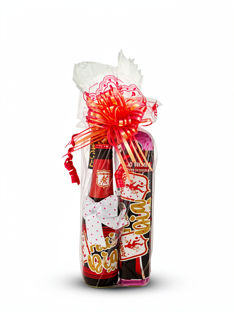 Ancheta con cerveza de equipos