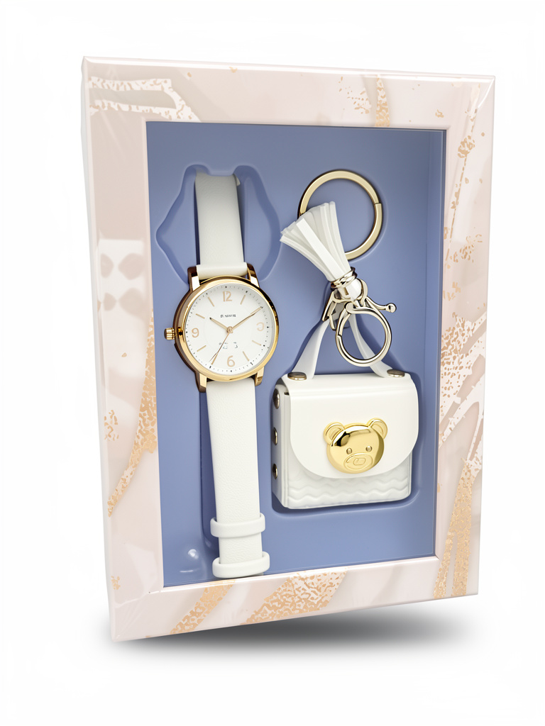 Kit de reloj y llavero