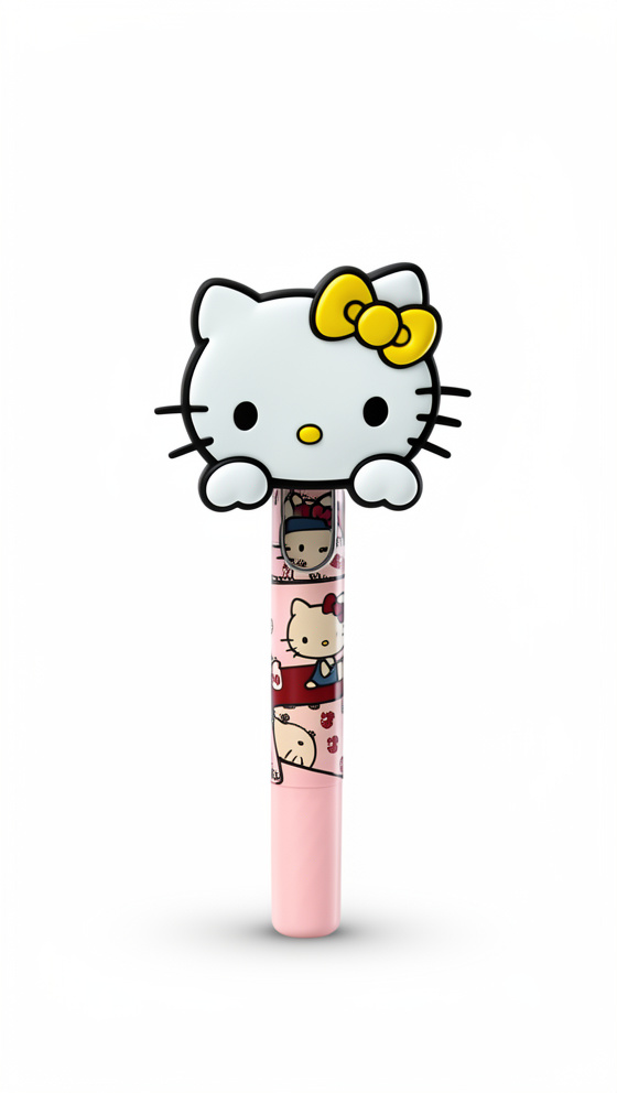 Esfero Rectractil Hello Kitty Goma 3D