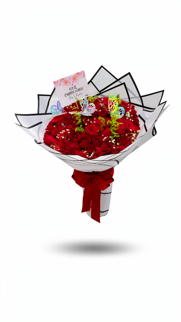 Ramo 50 flores natural