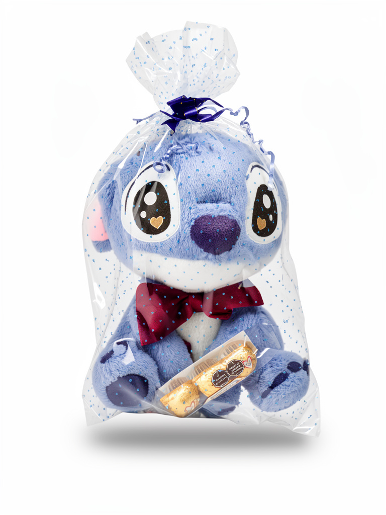 Stitch moño satin