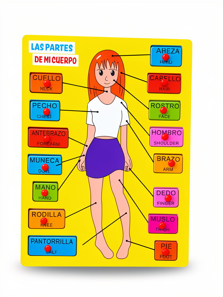 Rompecabezas partes del cuerpo