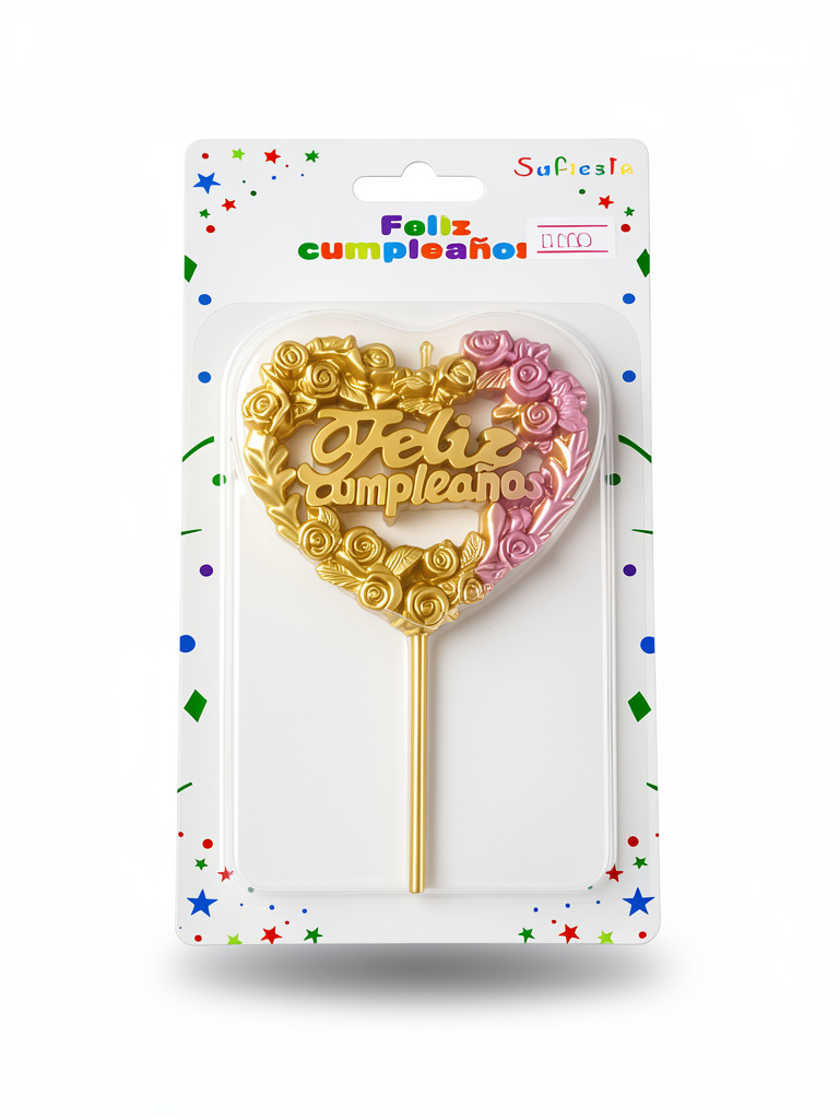 Velas de cumpleaños corazón