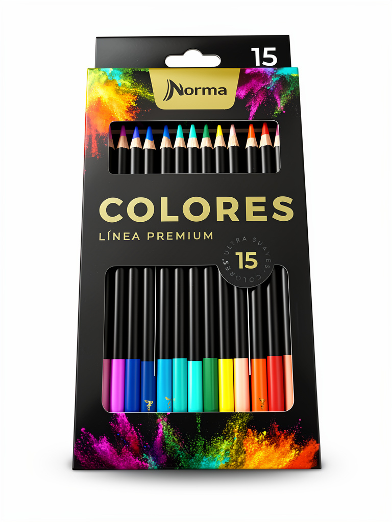 Colores norma línea premium x 15