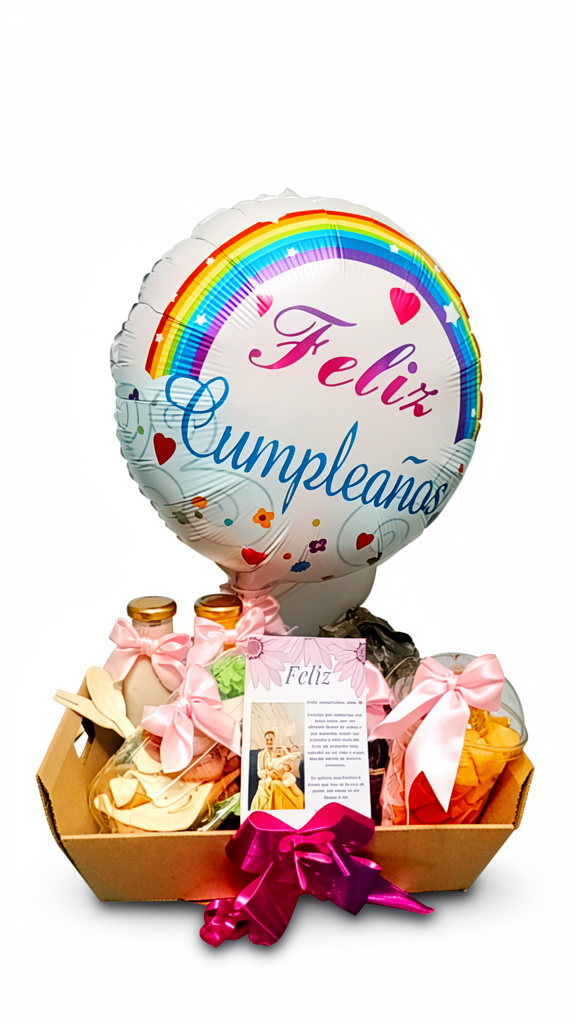 Desayuno corazón feliz
