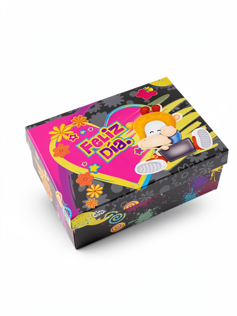Caja zapatera decorada