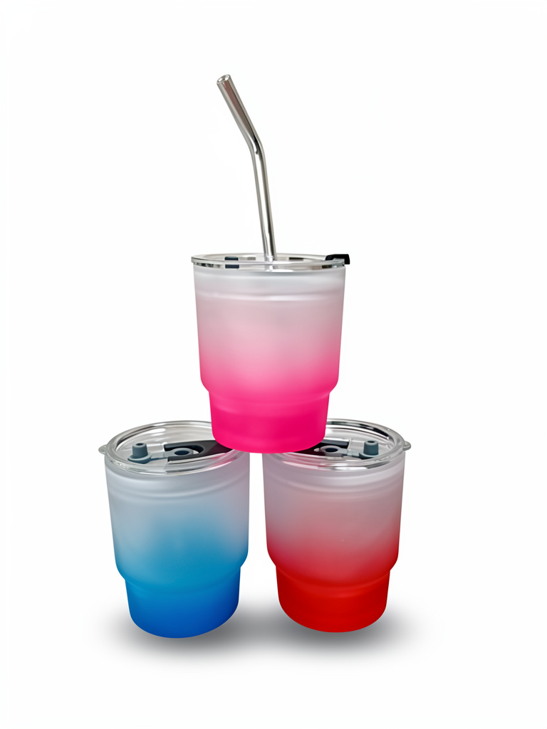 Vaso opalizado 9 onz fondo color