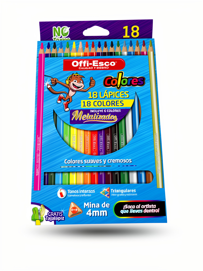 Colores offiesco X 18