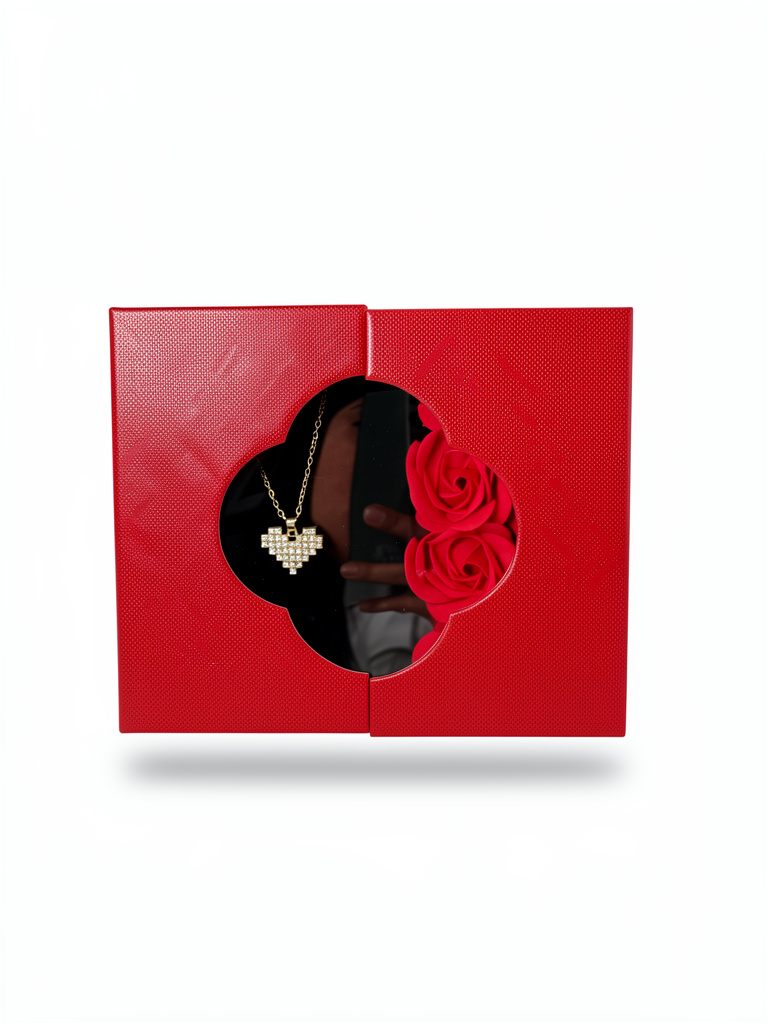 Estuche flores collar