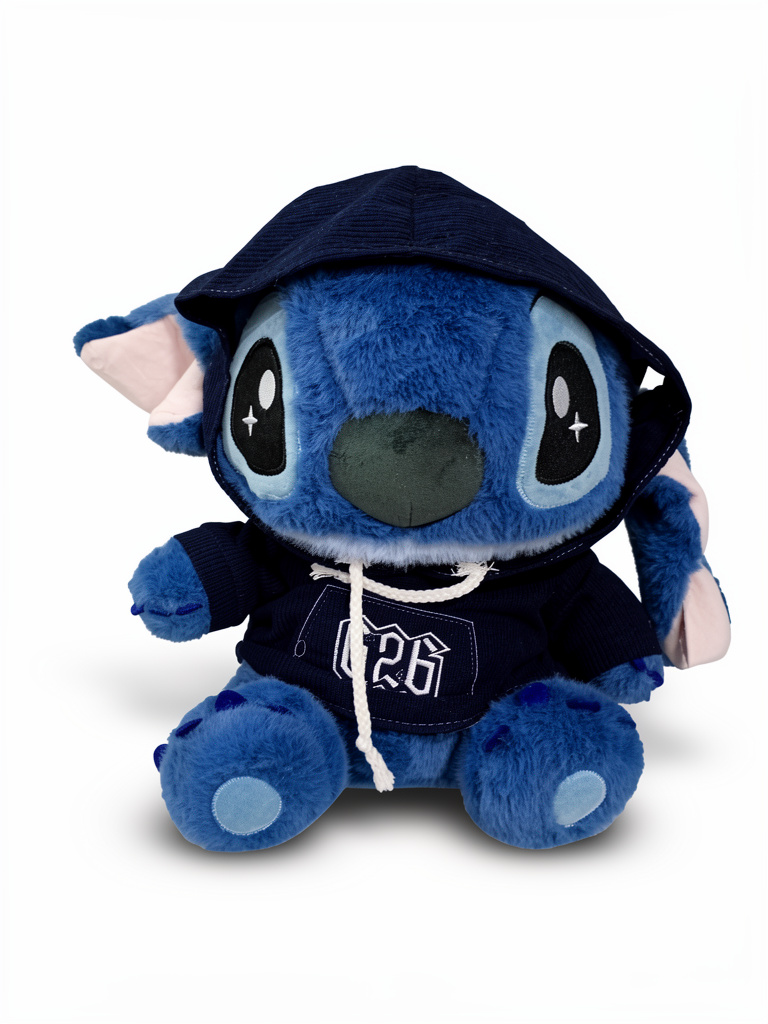 Stitch con capota grande