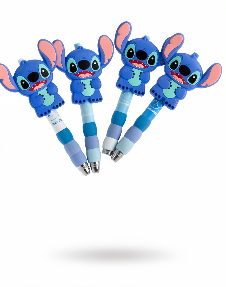 Esfero Rectractil Stitch Goma 3D