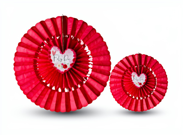 Roseton Rojo Duo  Feliz Dia