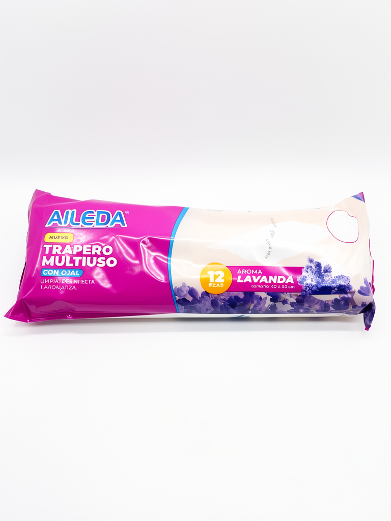 AILEDA TRAPERO HUMEDO LAVANDA 12U