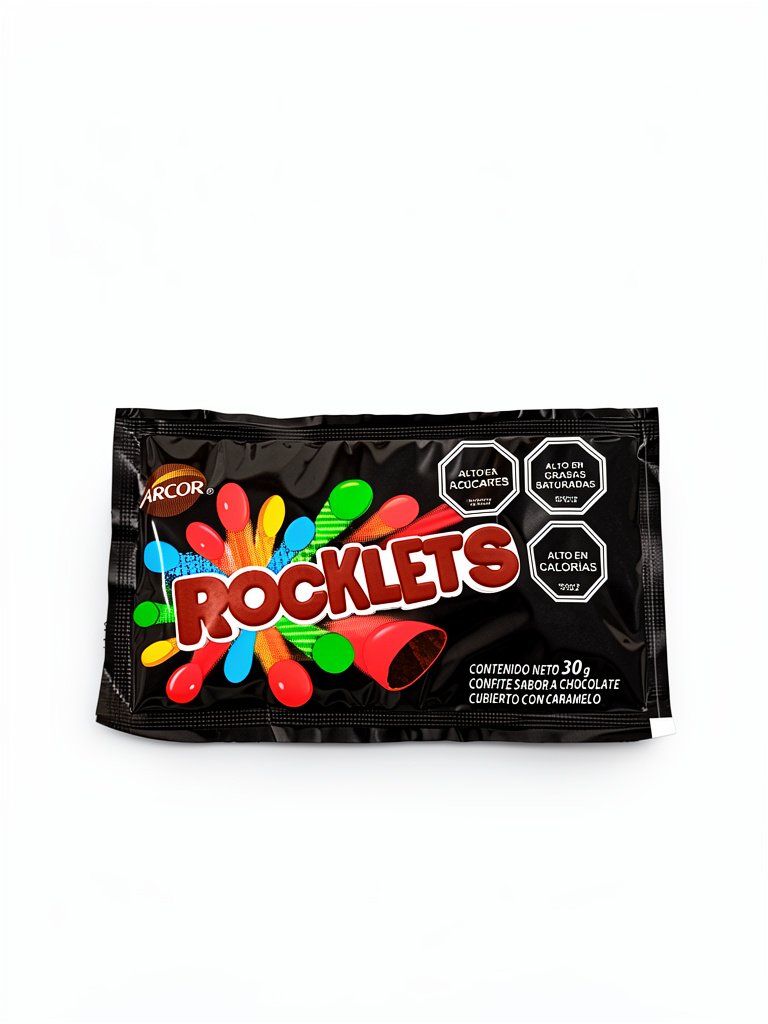 ARCOR ROCKLETS CHOCOLATE 30G