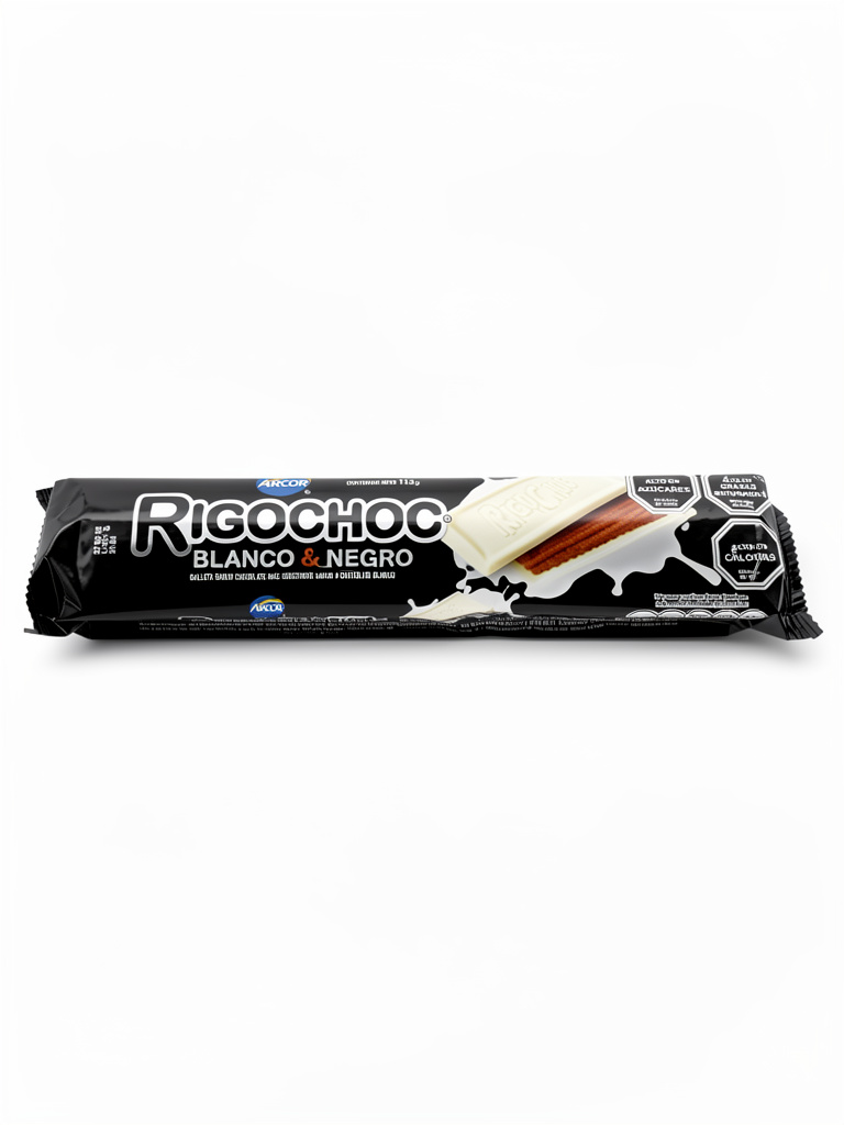 ARCOR RIGOCHOC BLANCO & NEGRO 113G