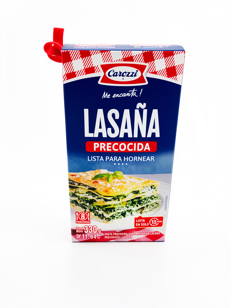 CAROZZI LASAÑA PRECOCIDA 330G