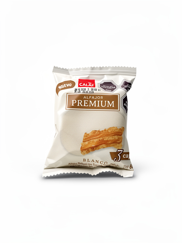 CALAF ALFAJOR PREMIUM BLANCO 60G