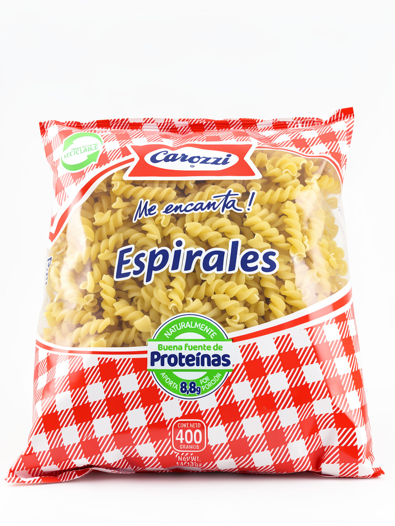 CAROZZI ESPIRALES 400G