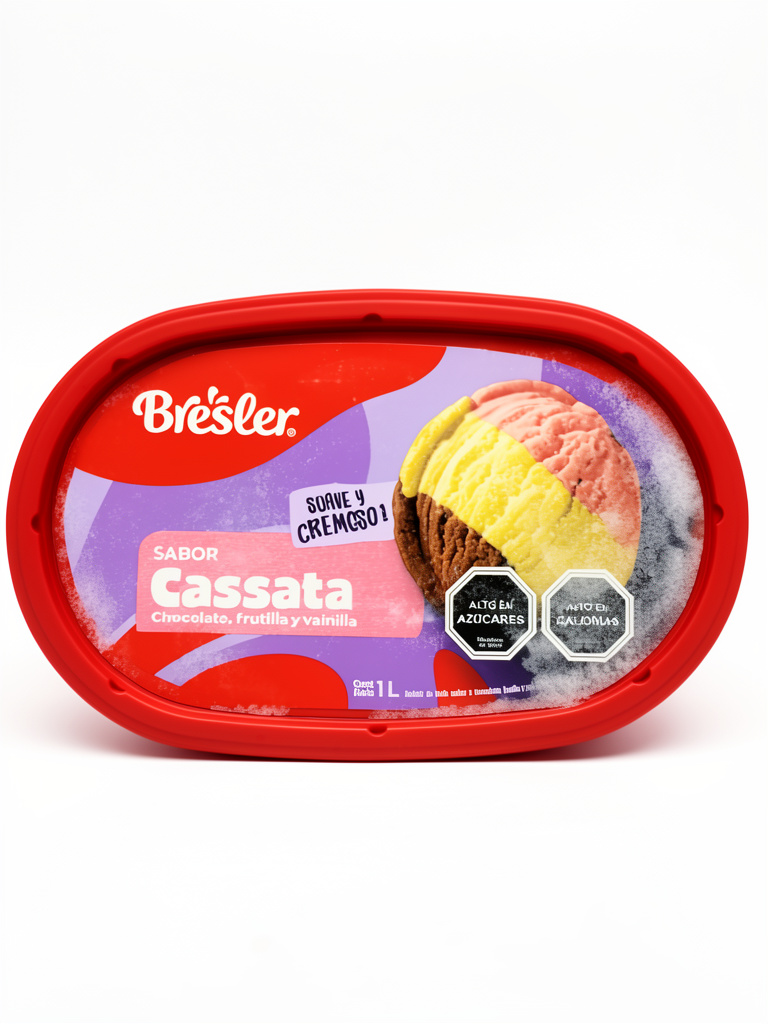 BRESLER CASATA TRISABOR CHOC FRUTILLA VAINILA
