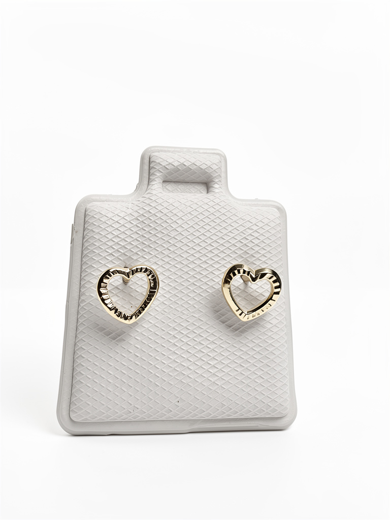 M9906 Broquel corazón mini diamantado