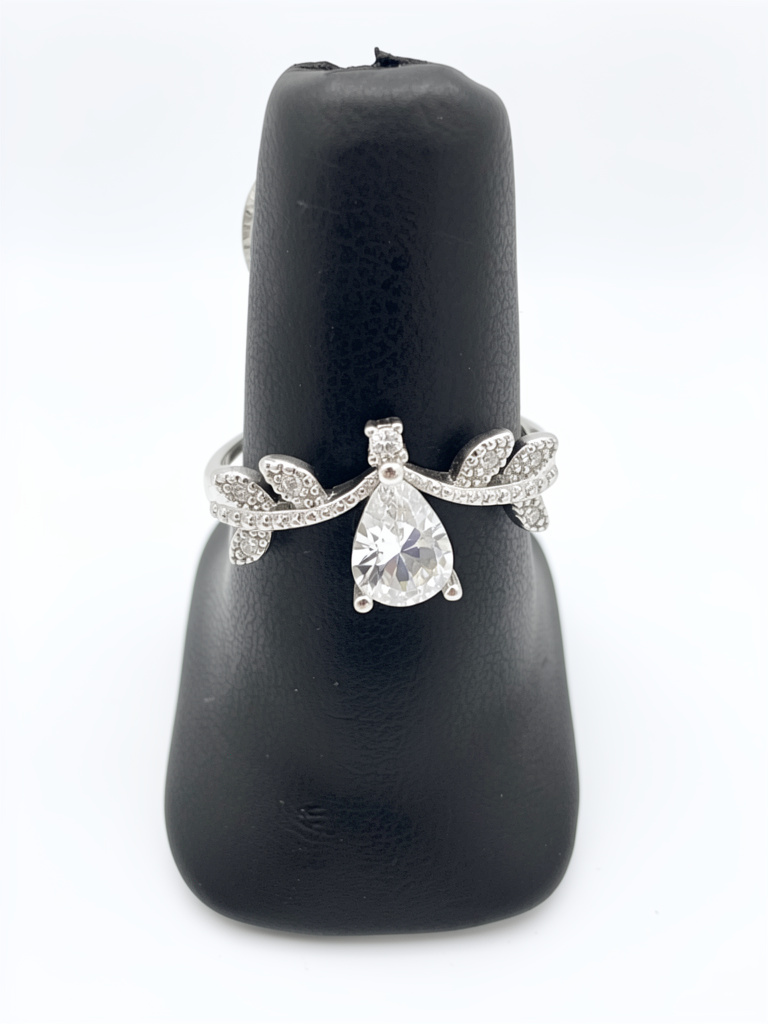 Anillo zirconia hojas M911#7