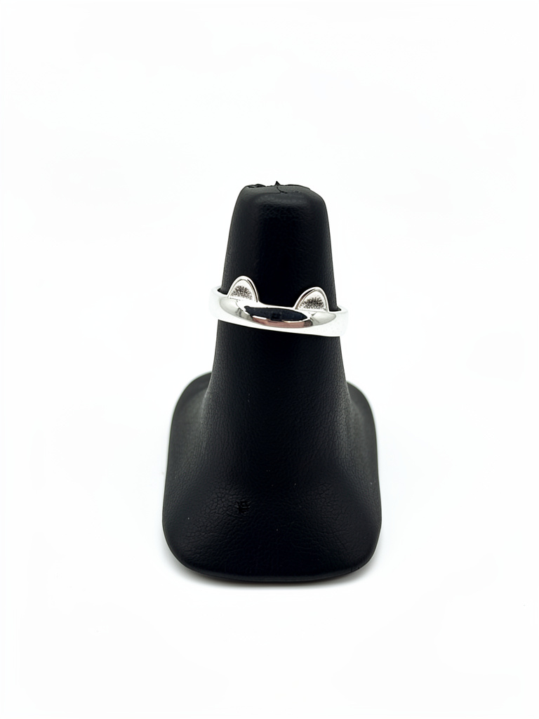 AN003#6 Anillo gatito liso