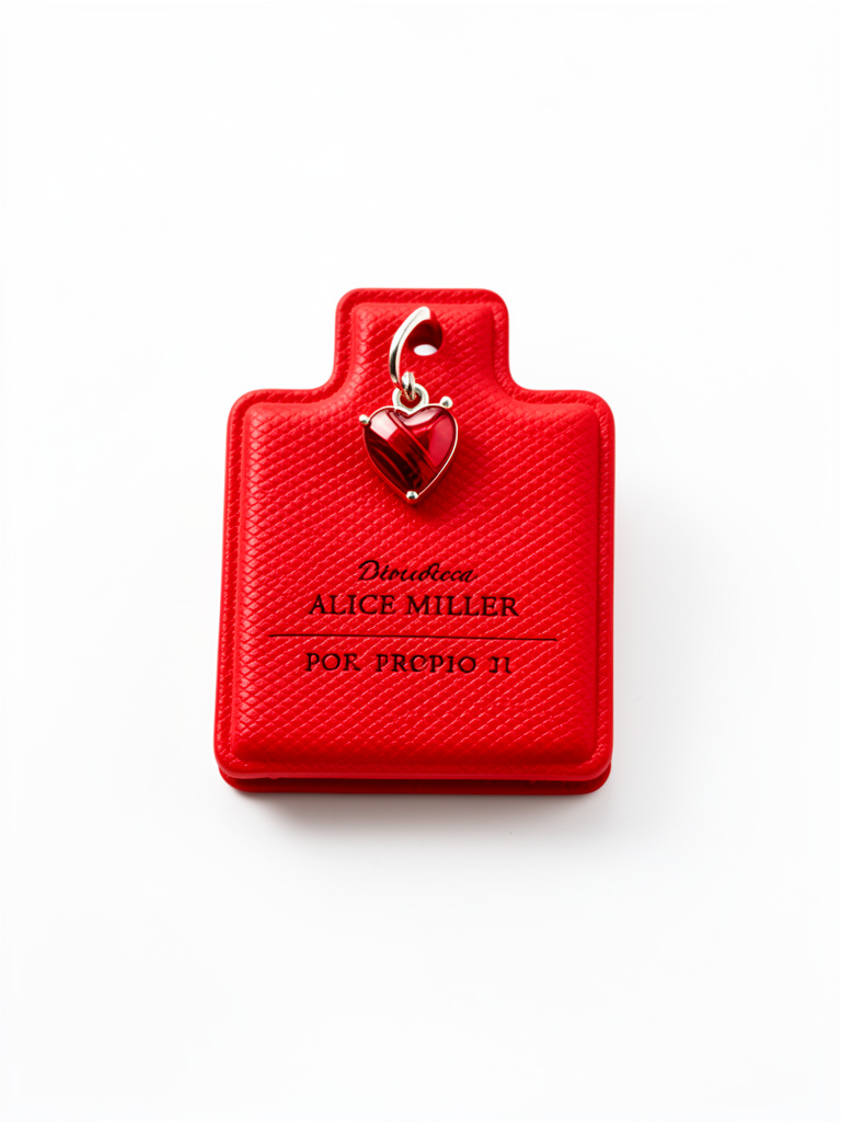 M12259 Charm corazón mini rojo