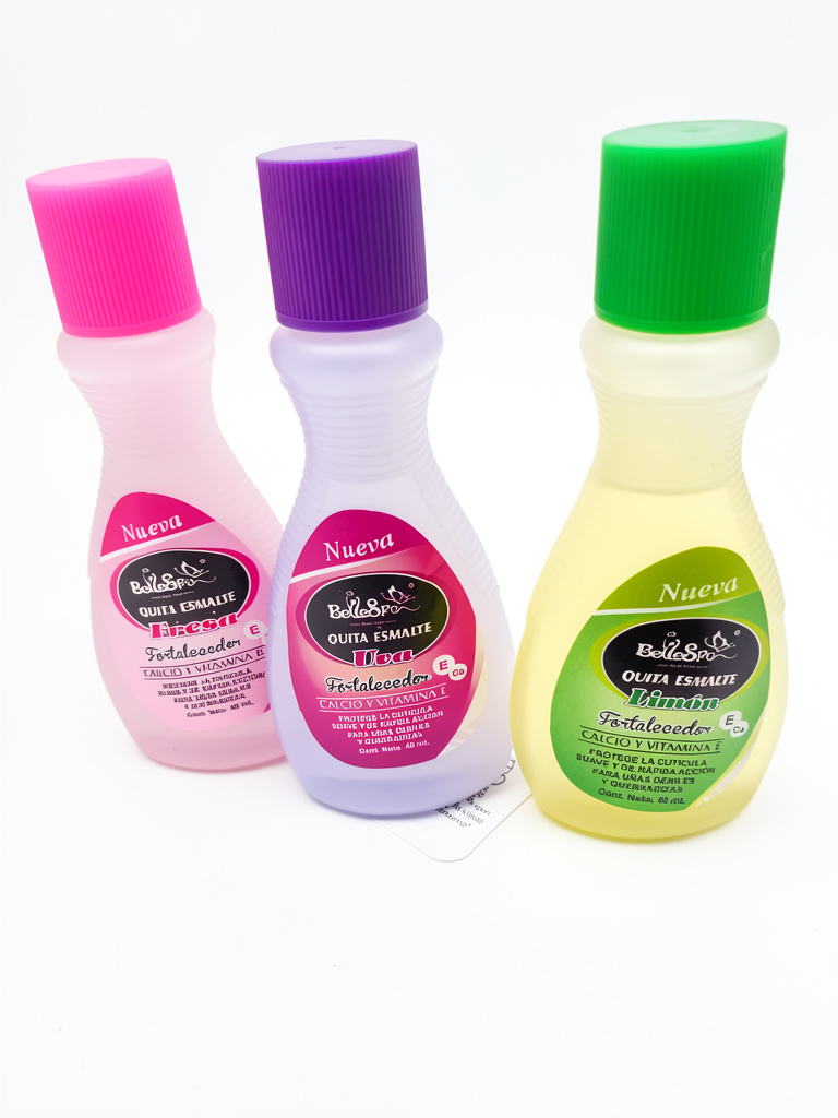 Quita esmalte fortalecedor bella spa